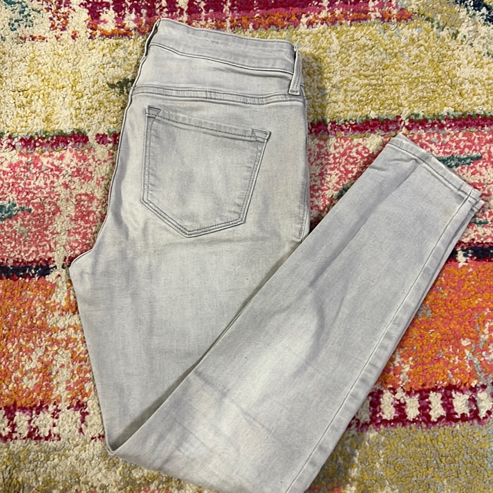 Grey Old navy ripped jeans
